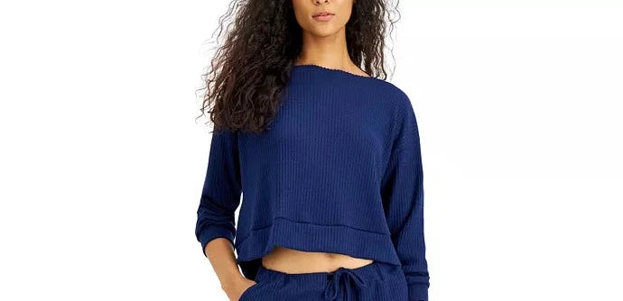 Jenni Waffle Knit Pajama Top