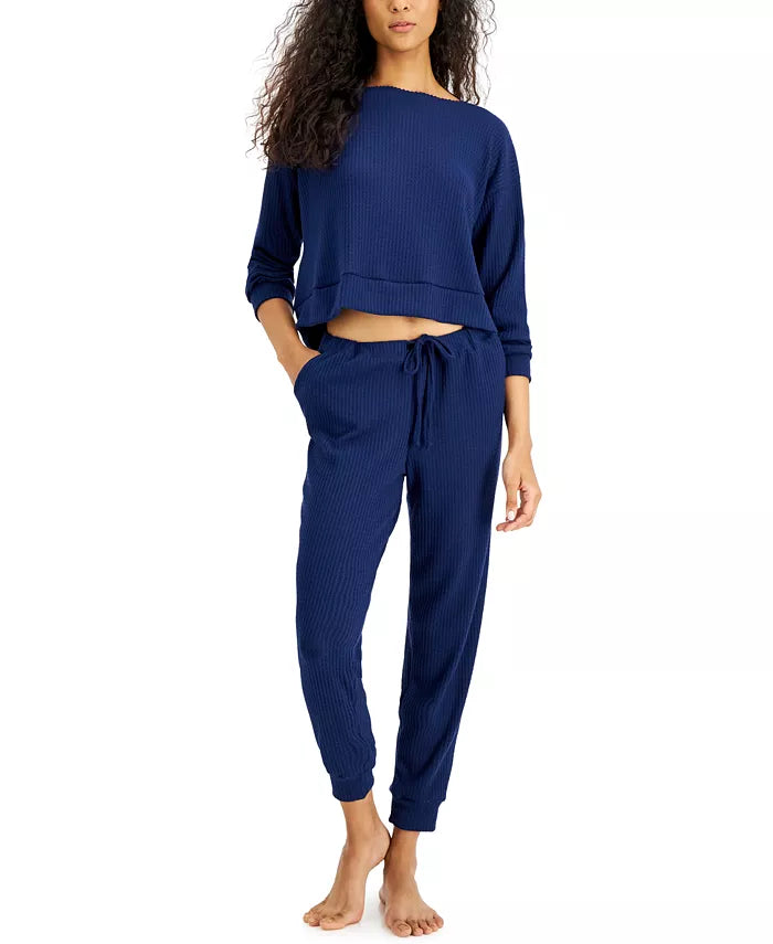 Jenni Waffle Knit Pajama Top