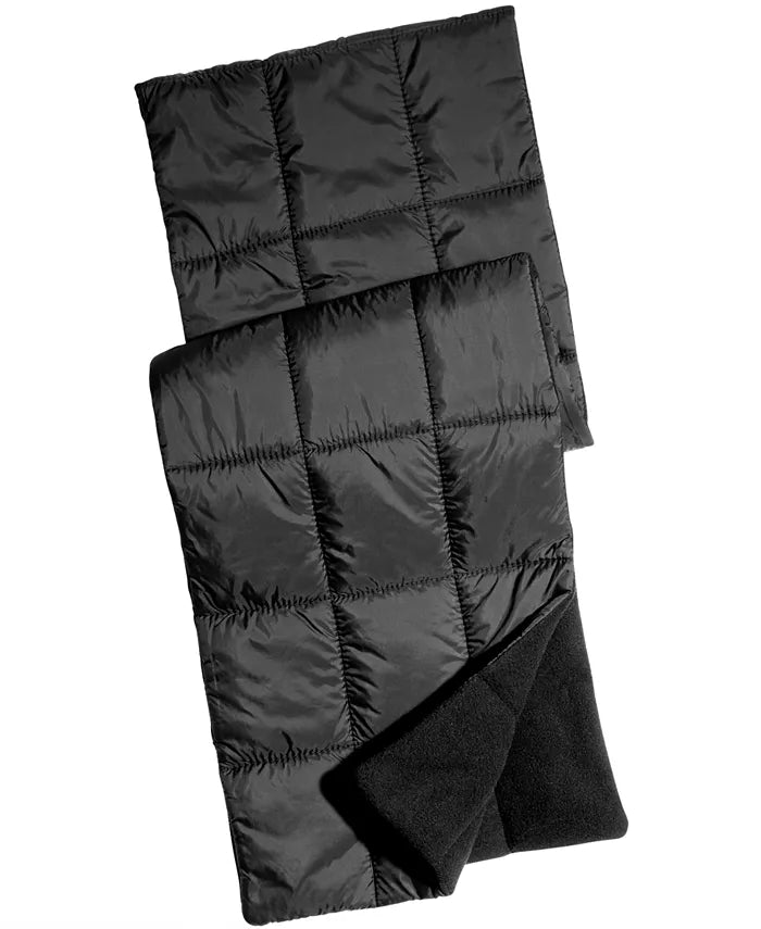 Alfani Mens Quilted Puffer Scarf