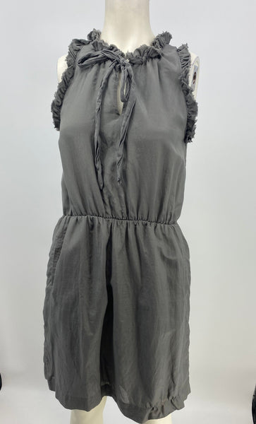 Gap Women's Summer Gray Dress with Tie, Size XS