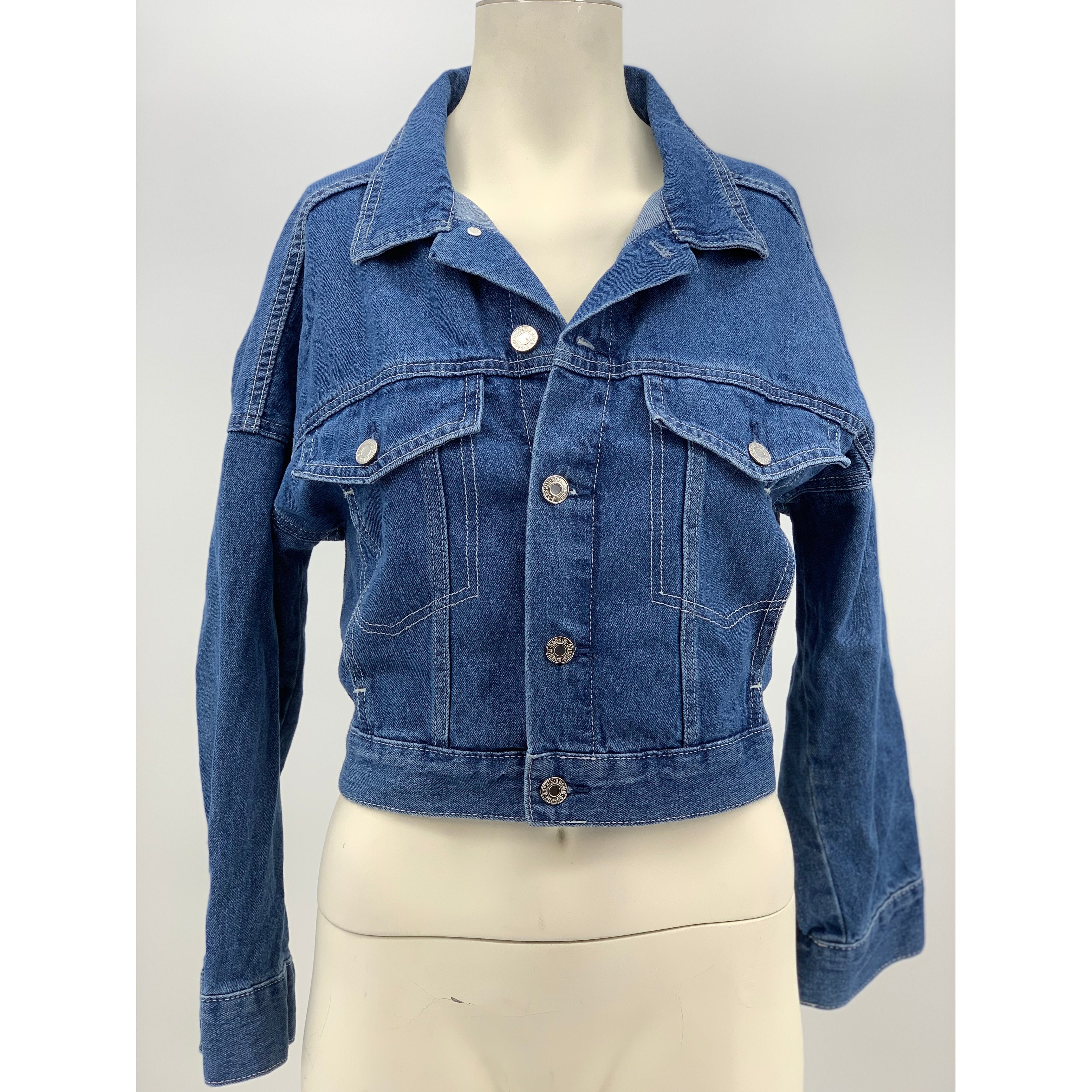 Denim Women's Waistline Jacket, Size Small