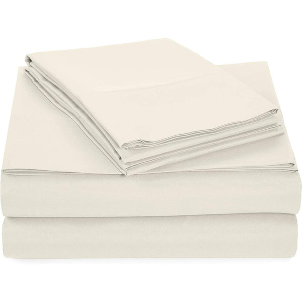 AmazonBasics Lightweight Super Soft Easy Care Microfiber Sheet Set Queen