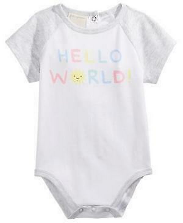 First Impressions Baby Boys and Girls Printed Bodysuit, Choose Sz/Color