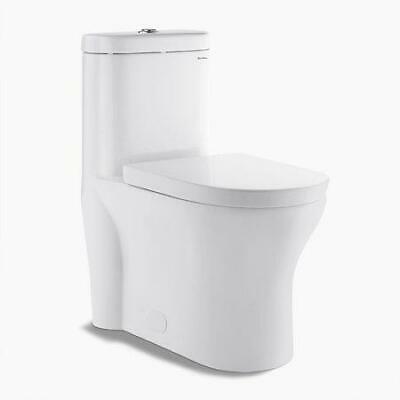 Swiss Madison Monaco One-Piece Elongated White Toilet with Quick Release