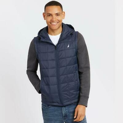 Nautica Quilted Jacket with Detachable Sleeves, Size 3XL