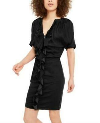 Inc Ruffle Zip-up Dress, Size Large