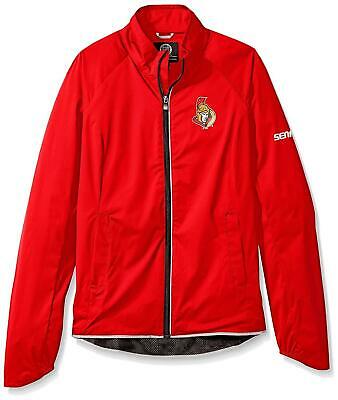 NHL Ottowa Senators Womens Hockey Light Weight Full Zip Jacket, Size Large