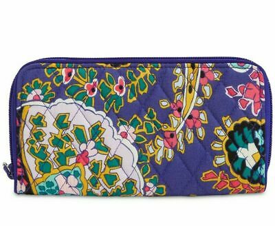 Vera Bradley RFID Georgia Wallet, Signature Cotton - Romantic Paisley