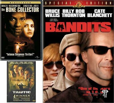 DVD Action Bundle: Bandits, The Bone Collector and Traffic