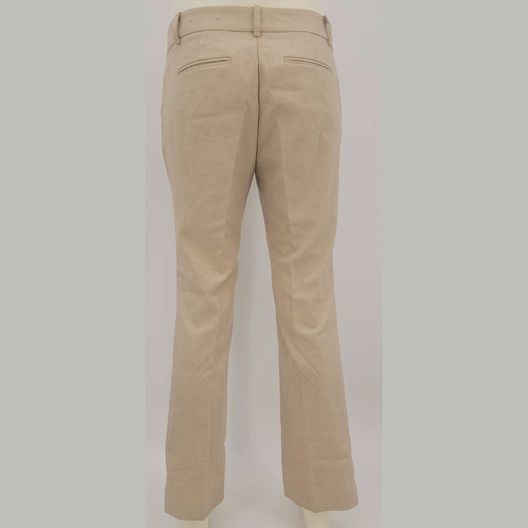 ANN TAYLOR The Straight Leg Pant In Texture, Size 4 Petite