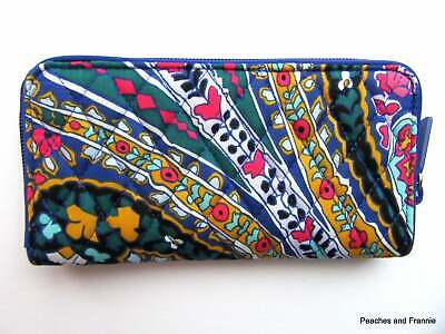 Vera Bradley RFID Georgia Wallet, Signature Cotton - Romantic Paisley