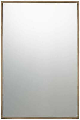 Quoizel QR3330 Reflections 36 X 24 inch Antique Brass Mirror