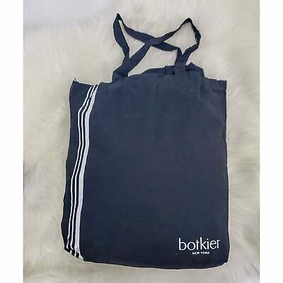 Botkier Fabric tote/Black silver stripe