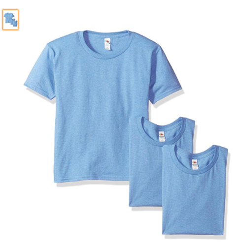 Fruit of the Loom Big Boys’ Soft Youth T-Shirt, 3-Pack