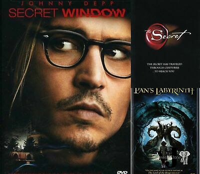 Drama DVD Bundle:Secret Window, Pans Labyrinth, the Secret