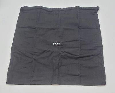 DKNY Dust Bag - Use for Purses, Shoes - Black, Drawstring 13x13