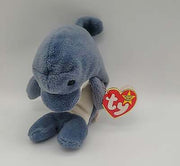 Ty Beanie Baby – Echo the Dolphin, Very Rare With Errors