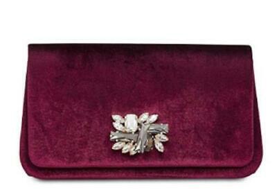 I.n.c. Mishel Velvet Brooch Clutch