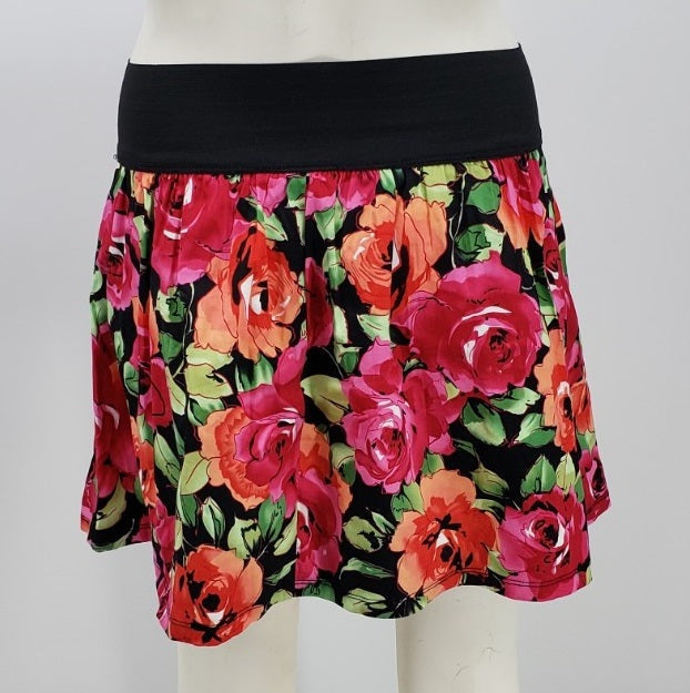 Body Central Floral Party Skirt, Size Small