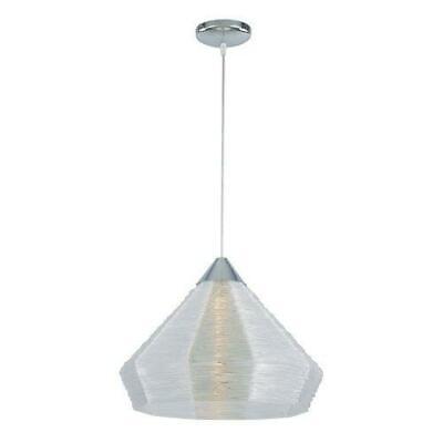 Trans Globe PND-961 One Light Pendant, Polished Chrome Finish