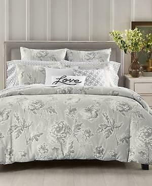 Charter Club Damask Designs Flower Cotton 300-Thread Count 3-PC Damask Designs