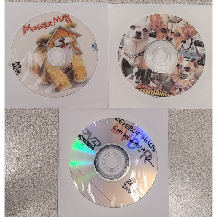 Family DVD Movie Triple Play: Monster Mutt, Beverly Hills Chihuahua 1 & 2
