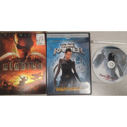 Action DVD Triple Play: Tomb Raider, Chronicles of Riddick, At Worlds End