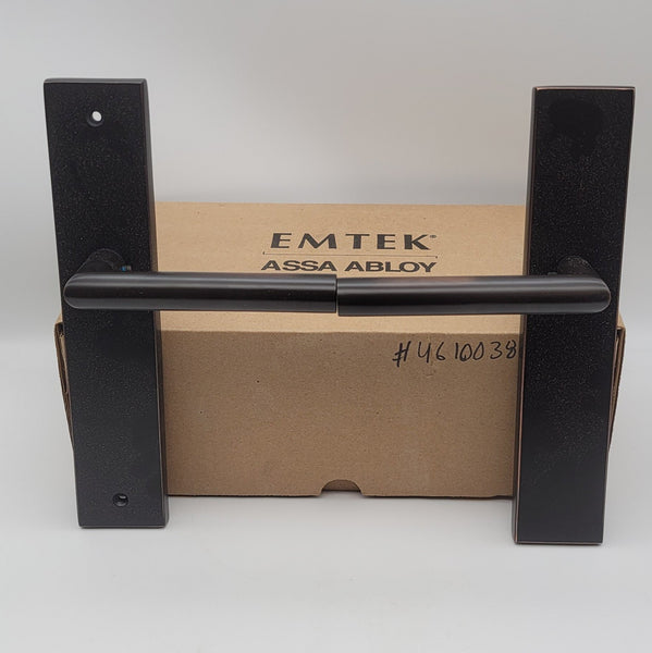 Emtek Unkeyed Dummy 10x2 inch Stretto with Stuttgart Lever