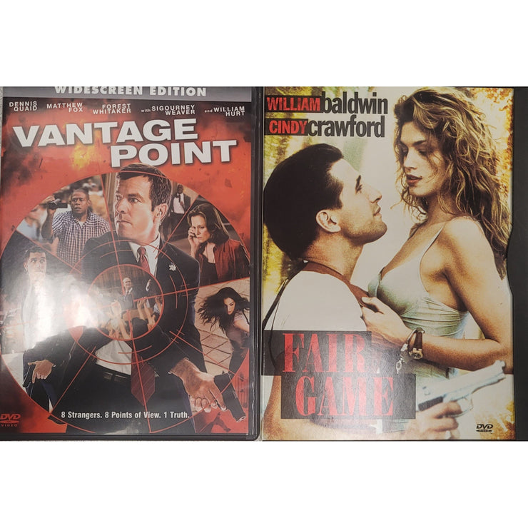 Action DVD Double Feature: Vantage Point, Fair Game