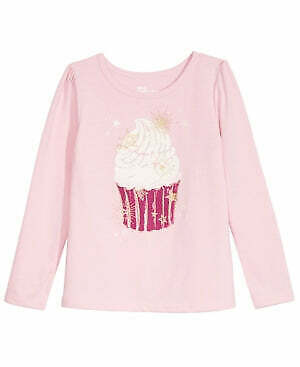 Epic Threads Little Girls Cupcake T-Shirt Pink Nectar, Size 5