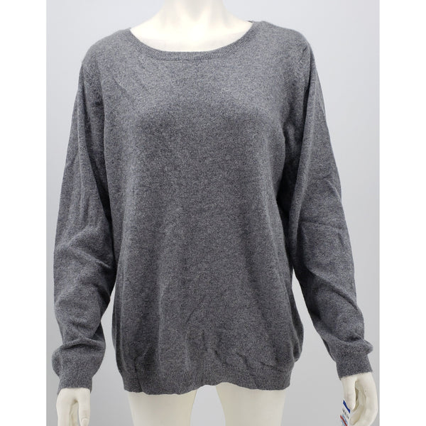 Charter Club Crew-Neck Cashmere Sweater, Size XL