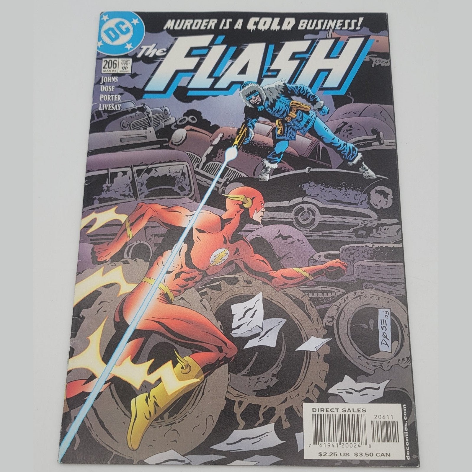 DC Comics 4 Pack: Batman 632, Justice League 44, Ult Fantasic 4 No.6, Flash 206