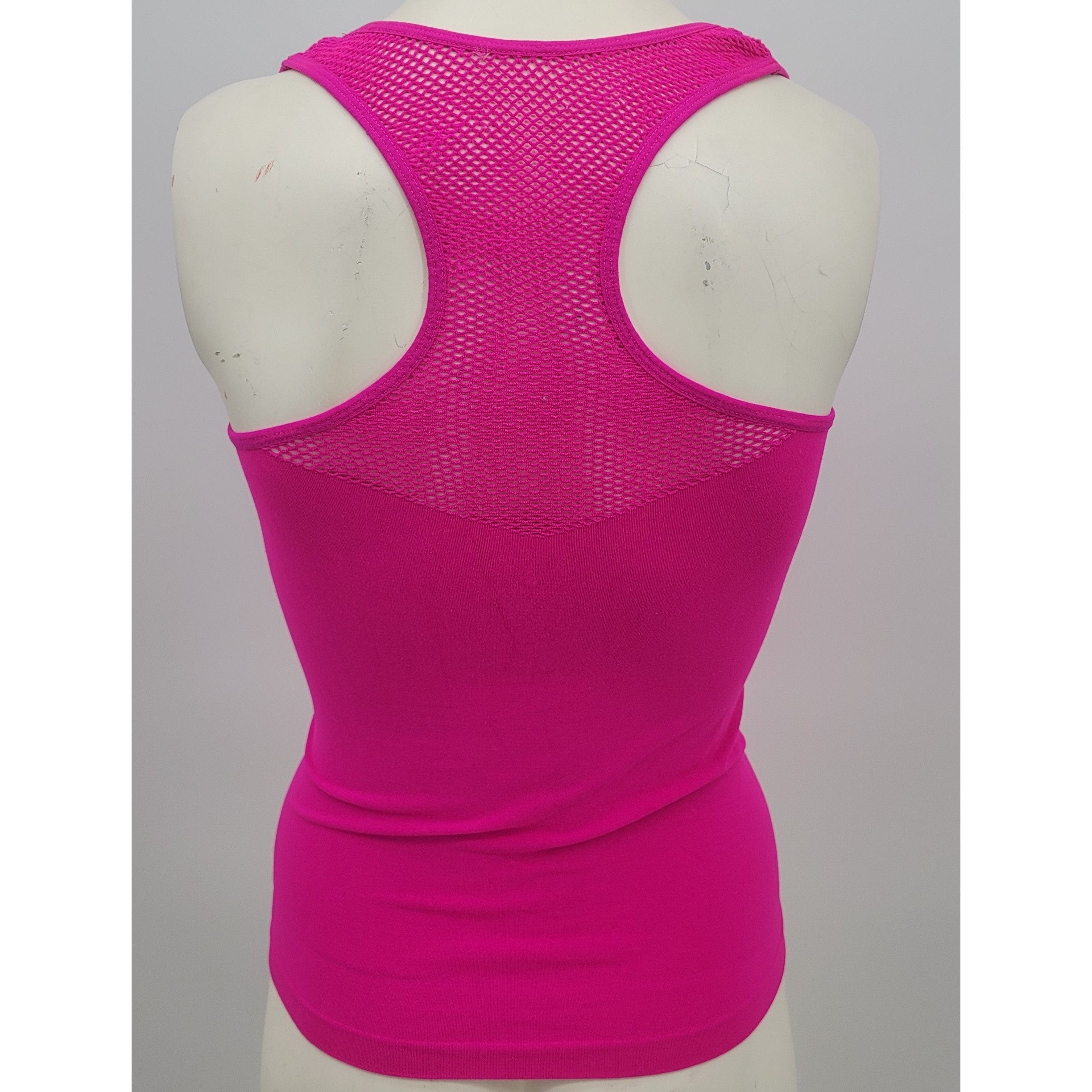 Energie Mesh Tank Pink, Size Medium