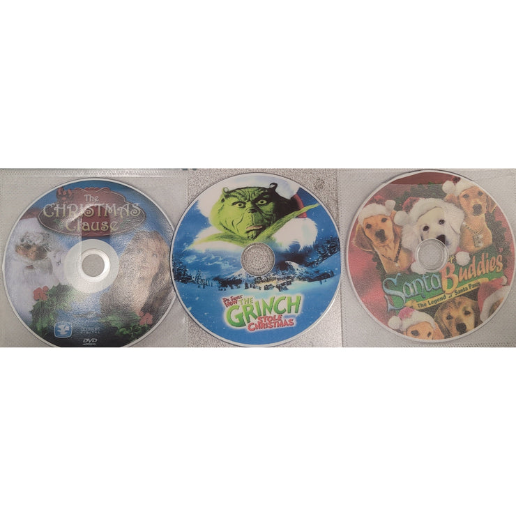 Family DVD Xmas Pack: Santa Buddies, The Grinch, Christmas Clause