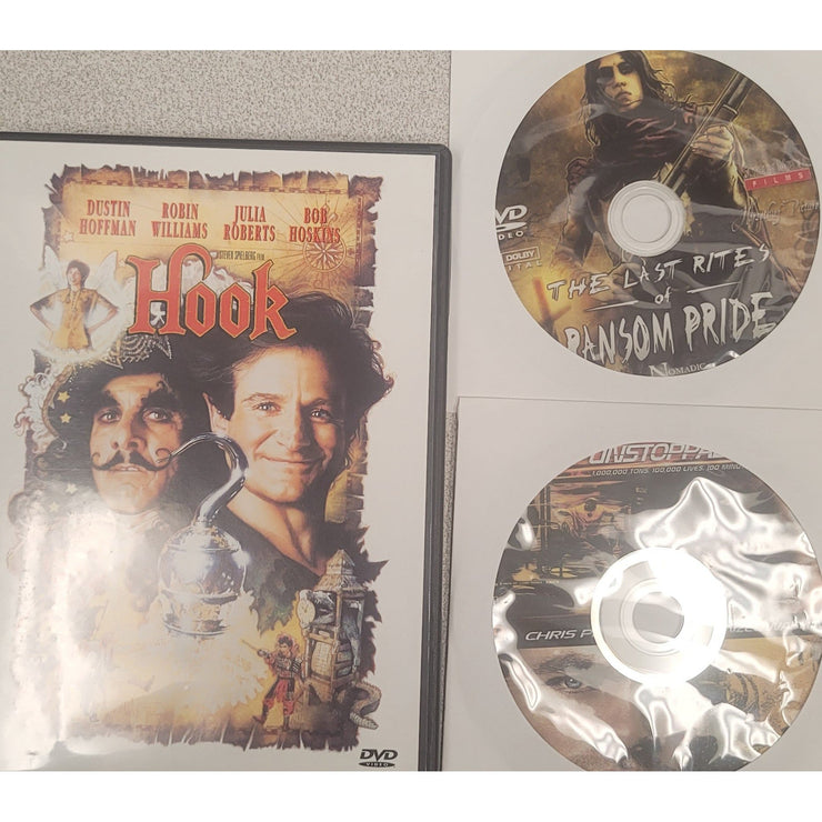 Action DVD Triple Play: Unstoppable, Last Rites of Ransom Pride, Hook