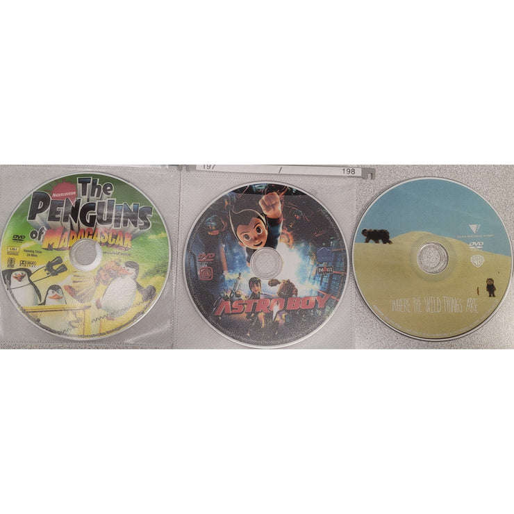 Family DVD Triple Play: Penguins of Madagascar, Astro Boy, Where Wild Things Are