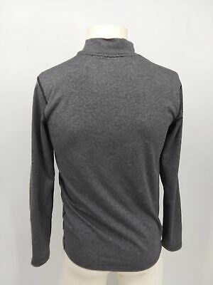 Tek Gear Men’s Long Sleeve Gray Athletic Tee, Size Small