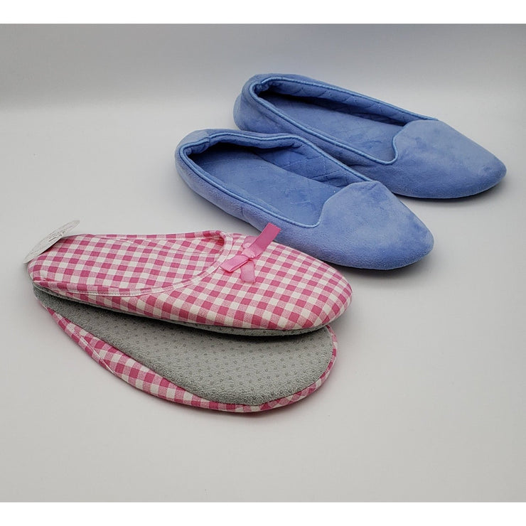 Charter Club Womens Slippers Lot Of 2, Size Large