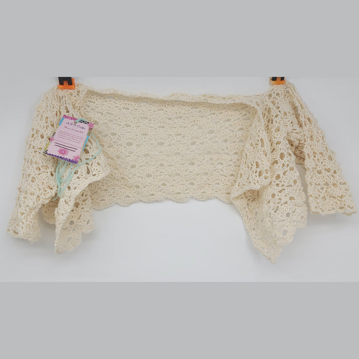 A and K Crafts Toddler Shrug, Handmade, size 4T