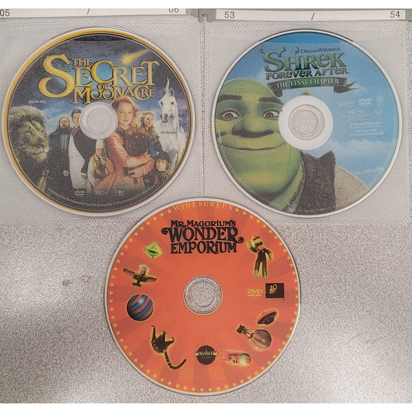 Family DVD Triple Play: Shrek Final, Secret of Moonacre, Mr Magorium