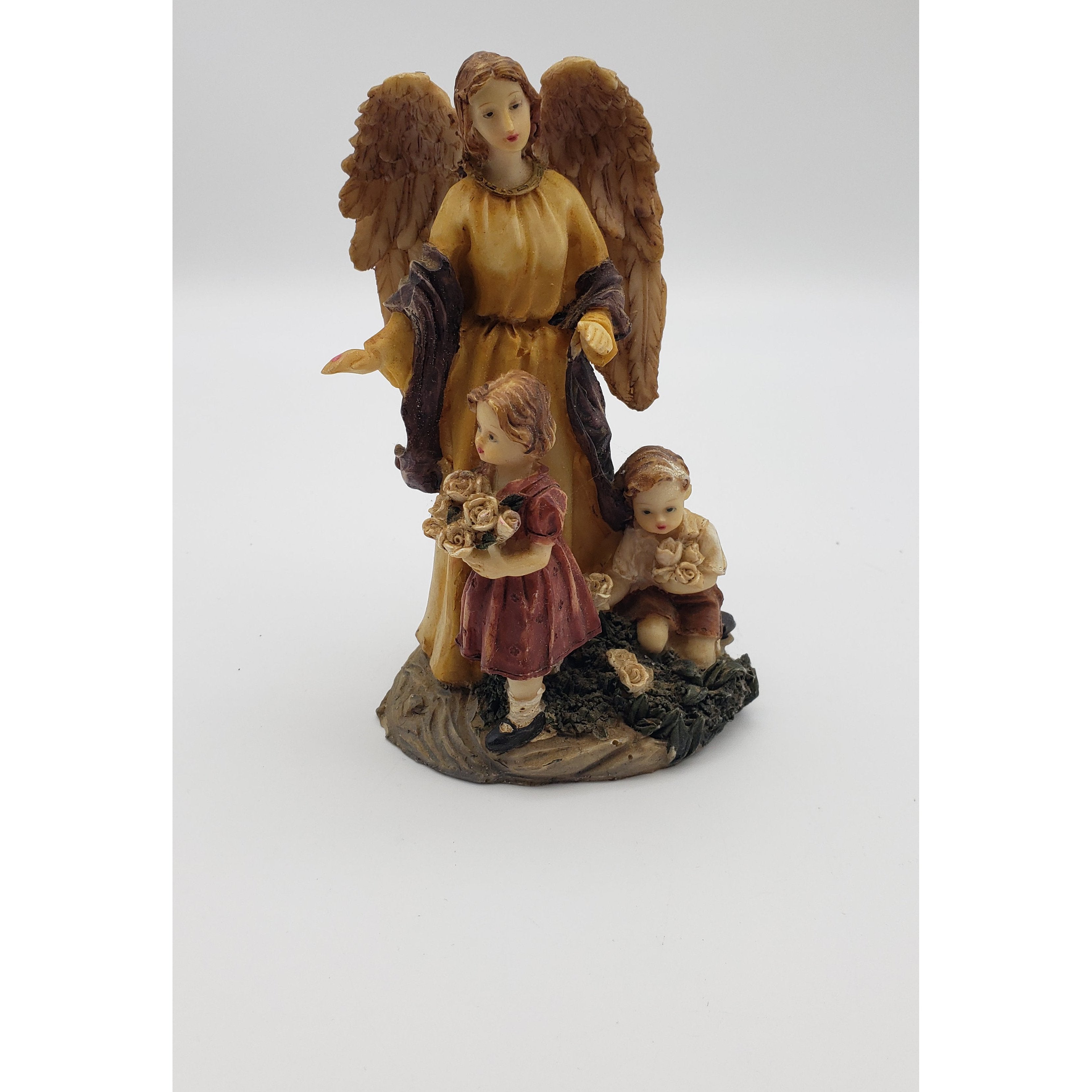 6in Resin Guardian Angel Figurine