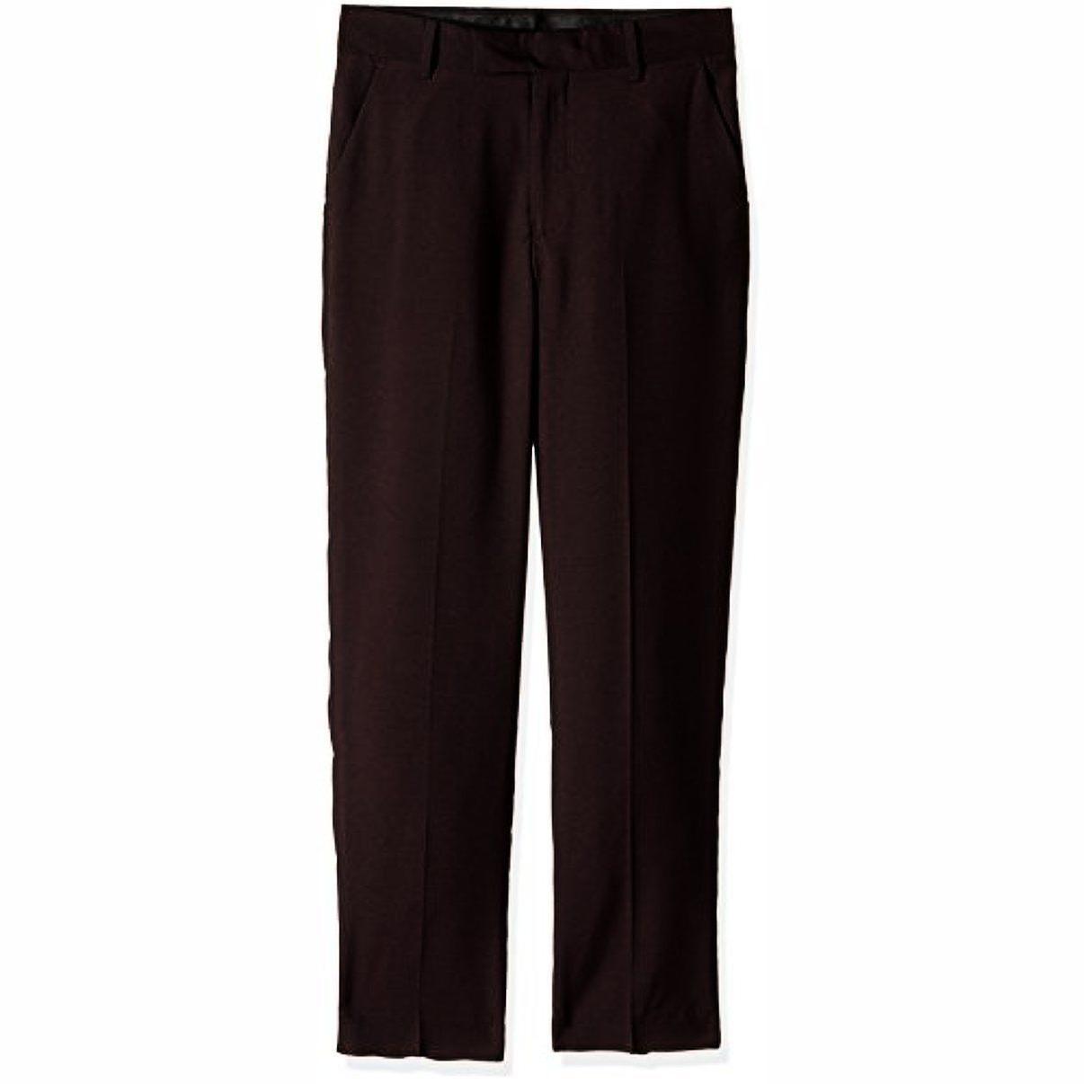 Calvin Klein Boys Shiny Square Pants, 18/Wine