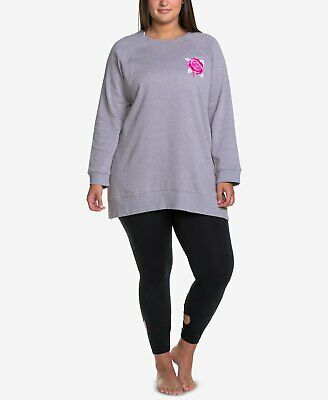 Soffe Curves Womens Plus Size Oversized Sweatshirt