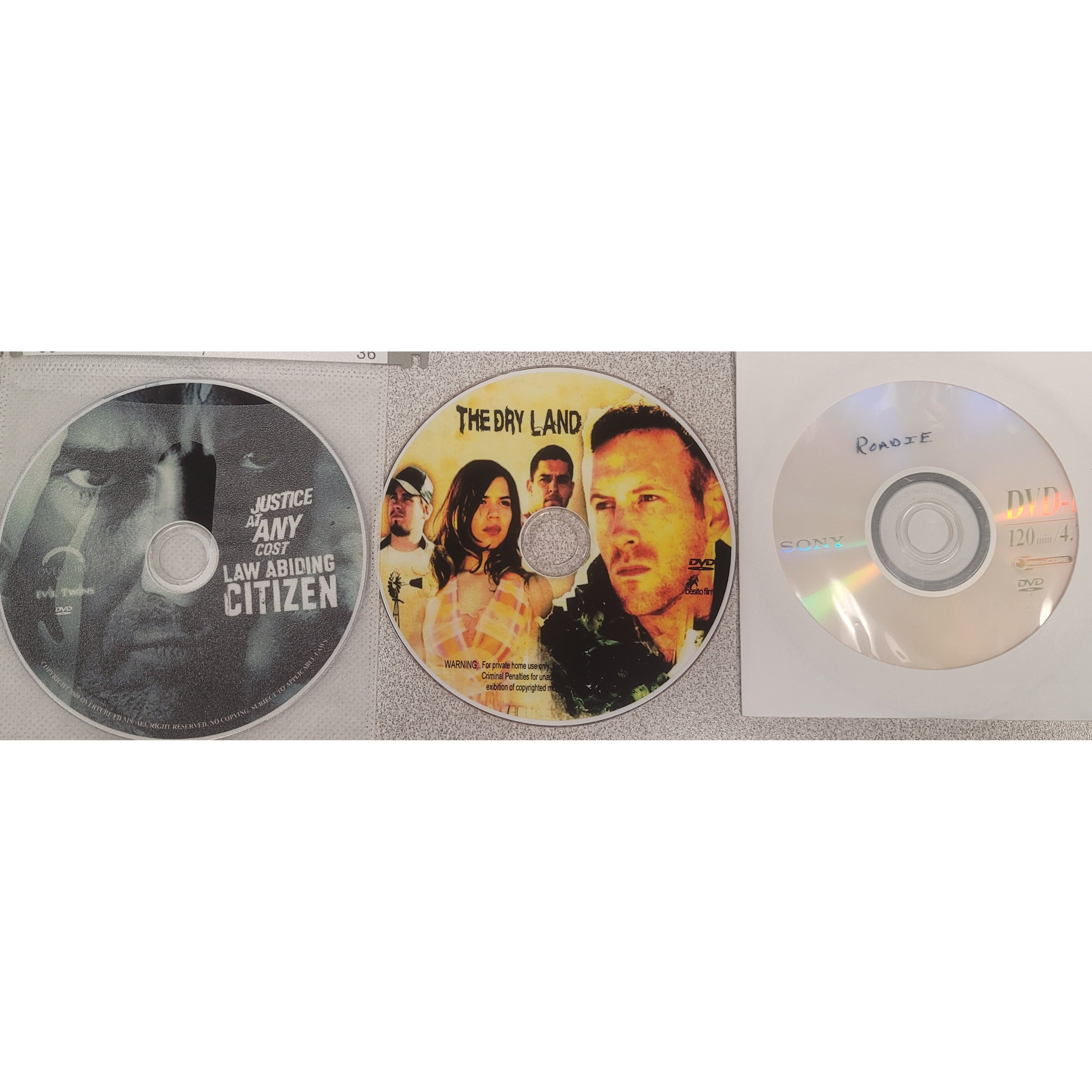 Drama DVD Triple Play: Law Abiding Citizen, The Dry Land, Roadie