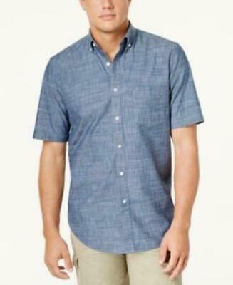 Club Room Mens Chambray Button up Shirt,Various Sizes