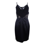 BCBGeneration Women's Lace Slip Dress, Black Size 4