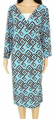 INC Women's Dress Plus Sheath Ruched Printed