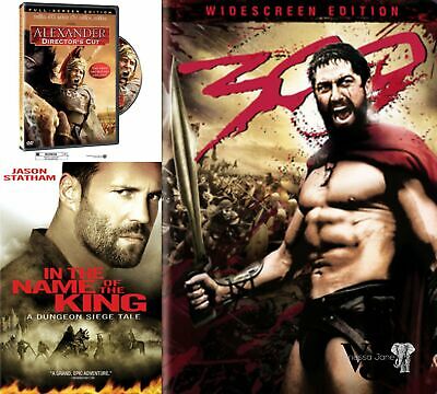 Action DVD 3 Pack,300,Alexander and In the Name of the King