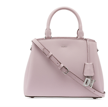 DKNY Paige Leather Medium Satchel, in Light - Lavender