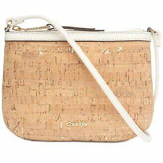 Calvin Klein Women's Calvin Klein Lily Novelty Cork Crossbody, natural, One Size